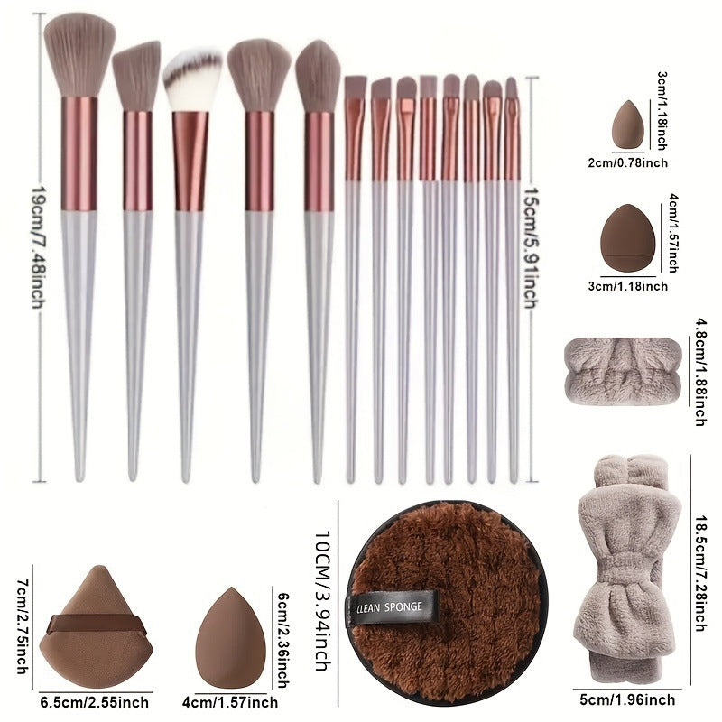 Cross-Border Makeup Sponge Set 20Pc 33Pc 40Pc Large Beauty Tool Set Face Washing Makeup Sponge - image 5
