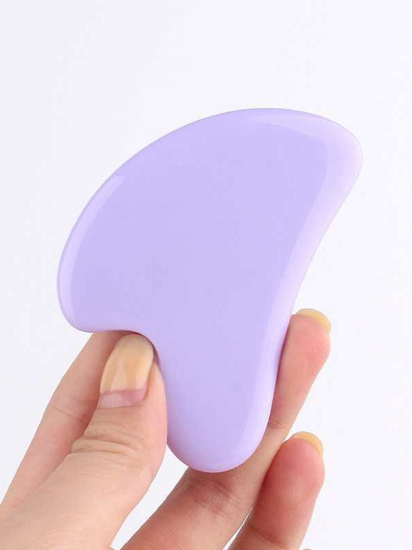Wholesale pink roller massager, heart-shaped resin muscle-relieving stick for face and eyes, double-headed gua sha stick beauty set - image 5