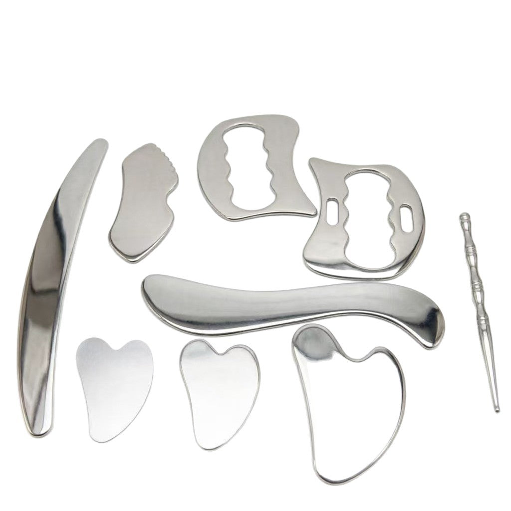 Manufacturer's In-Stock High-Quality Stainless Steel Fascia Knife Scraping Board for Full-Body Meridian Massage and Beauty Tools - image 5
