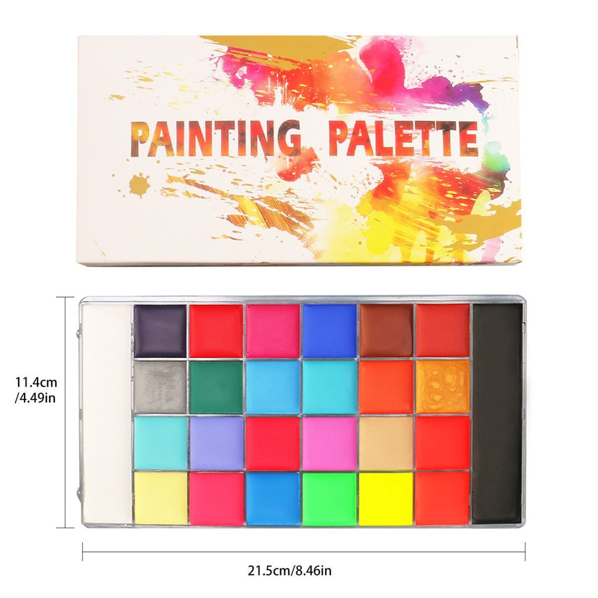Cross-Border Hot-Selling Product: 42-Color Face Painting Set for Halloween and Easter, Children's Face Paint - image 5