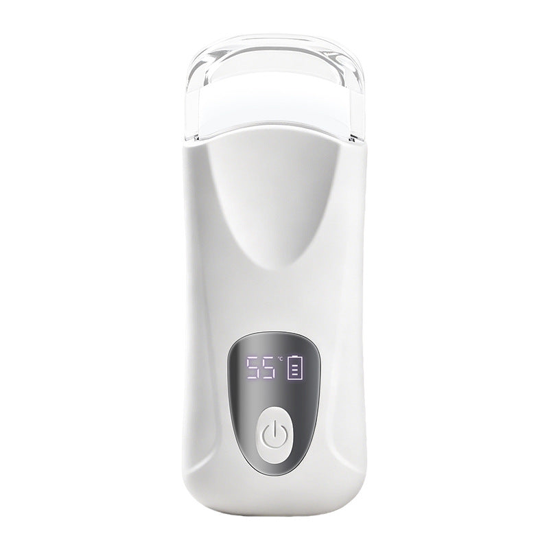 New portable eyelash curler with display screen, auxiliary lighting, long-lasting styling, rechargeable, constant temperature electric heating - image 5