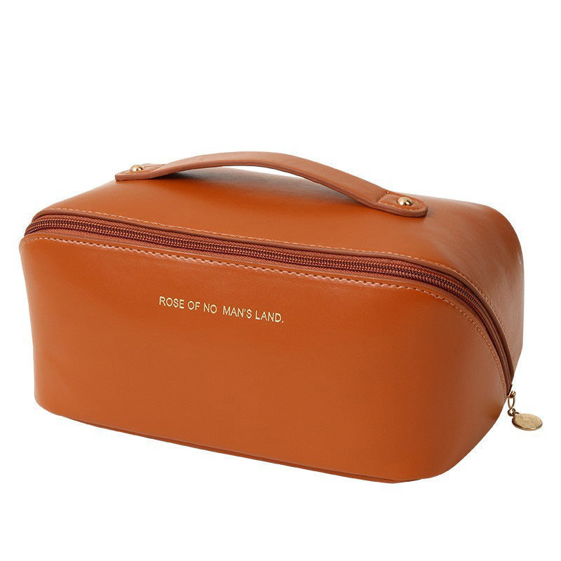 Portable makeup bag for travel, large-capacity pillow bag design for skincare products, travel toiletry and cosmetic storage bag - image 5