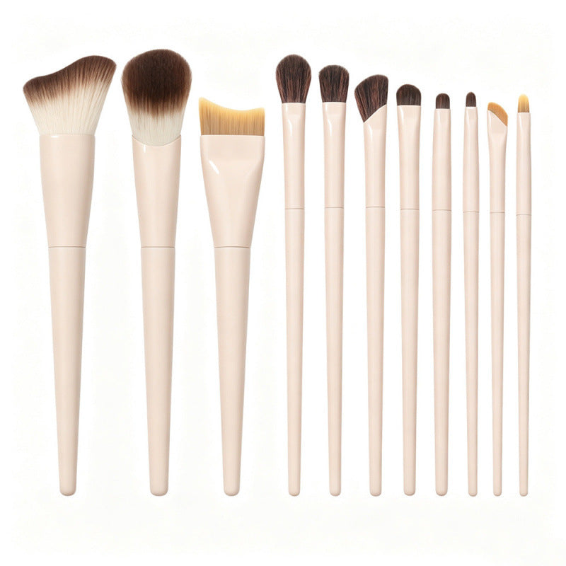 11-piece makeup brush set: eyeshadow brush, blush brush, blending brush, foundation brush, contour brush, makeup tool brush set - image 5