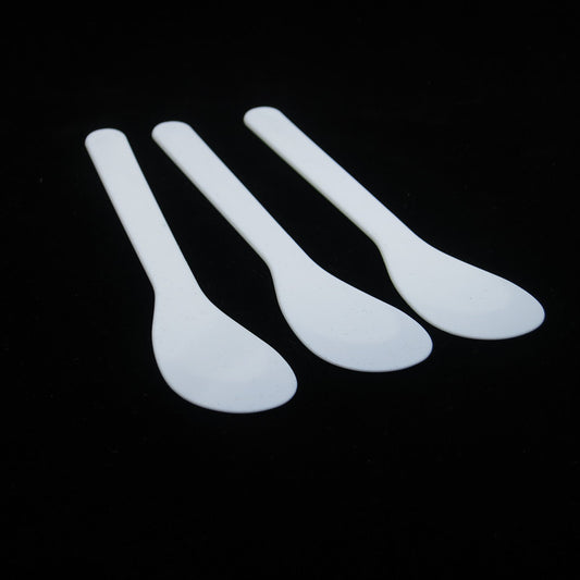 PP white mask bowl stick set DIY beauty adjustment film tool diameter 9cm can be added LOGO - image 2