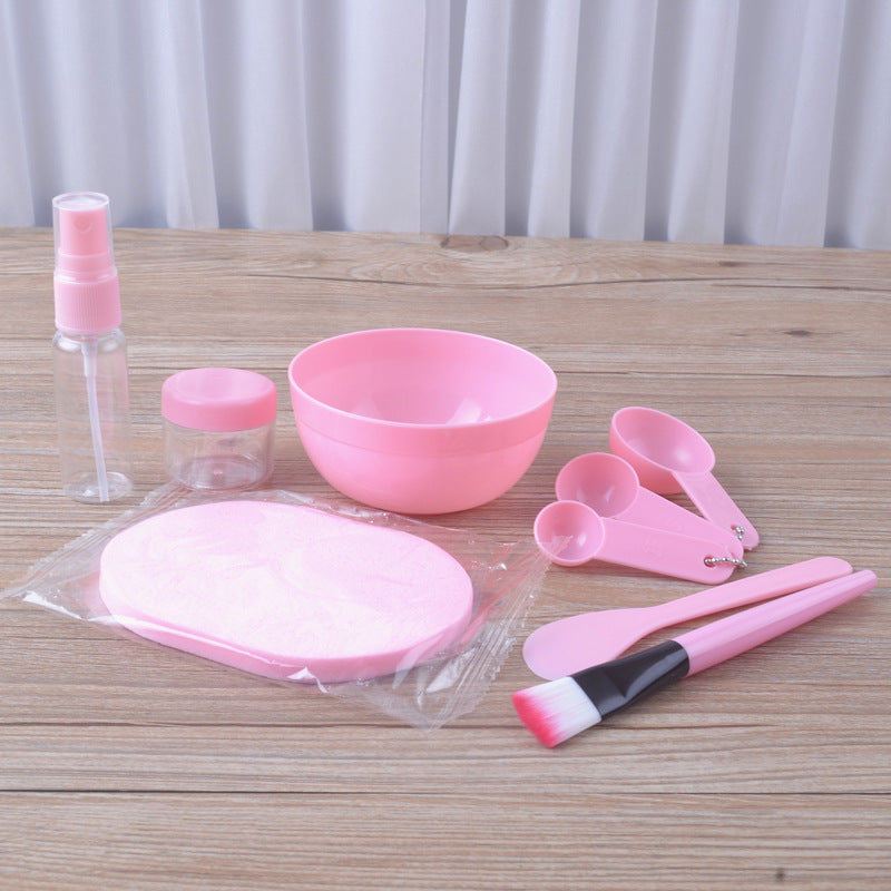 DIY Mask Tool Set Medium 9-piece Mask Bowl Stick Brush Metering Spoon Spray Bottle Bubble Bottle Face Washing - image 5