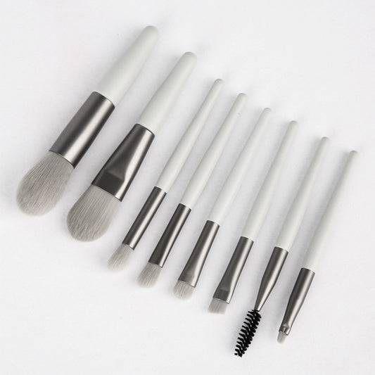 Mini Version of 8 Makeup Brush Set Portable Travel Set Soft-Bristled Eye Shadow Brush Foundation Brush Beauty Tools Wholesale - image 2