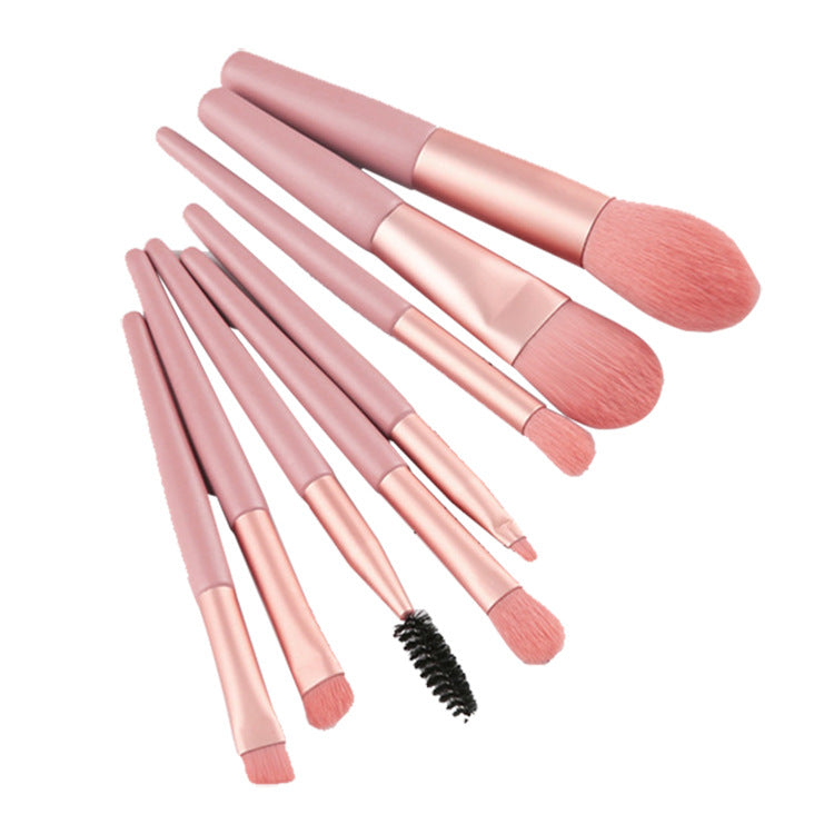 Mini Version of 8 Makeup Brush Set Portable Travel Set Soft-Bristled Eye Shadow Brush Foundation Brush Beauty Tools Wholesale - image 5