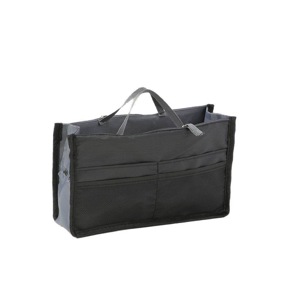 Portable Lightweight Large Capacity Cosmetic Bag Double Zipper Thickened Toiletry Bag Bag Multi-function Data Cable Storage Bag - image 5