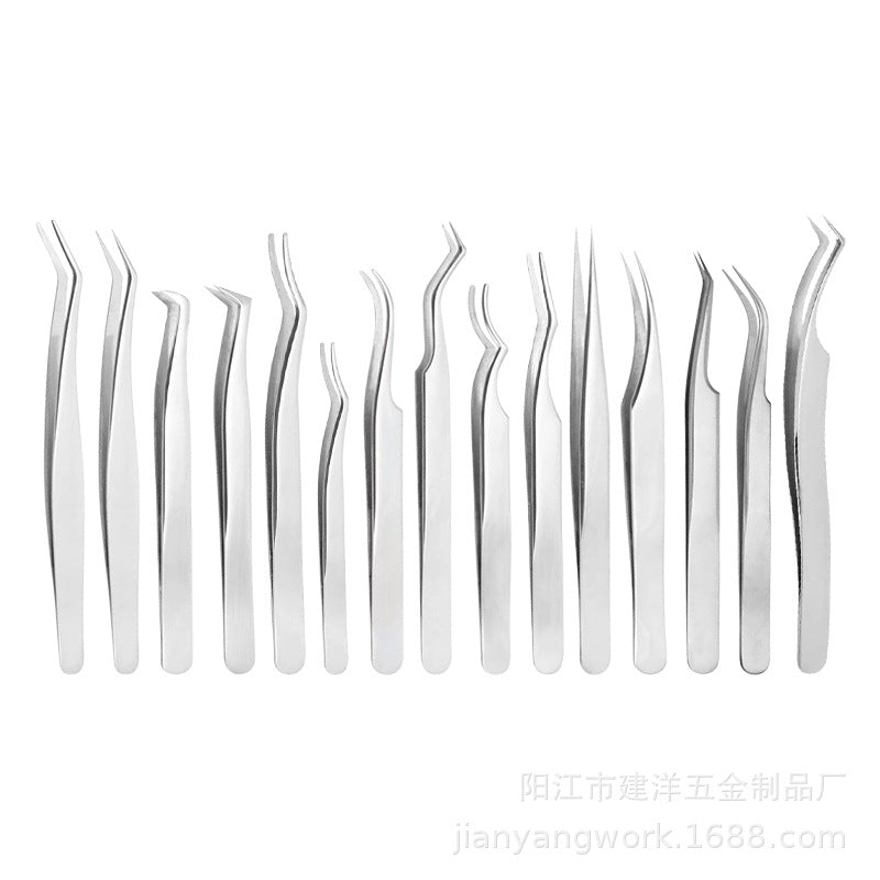 Manufacturer of False Eyelash Tweezers, Eyelash Artist Grafting Eyelash Curler, Dolphin Clip, Gold Feather Clip, High-Precision Flowering Tweezers Tool - image 5