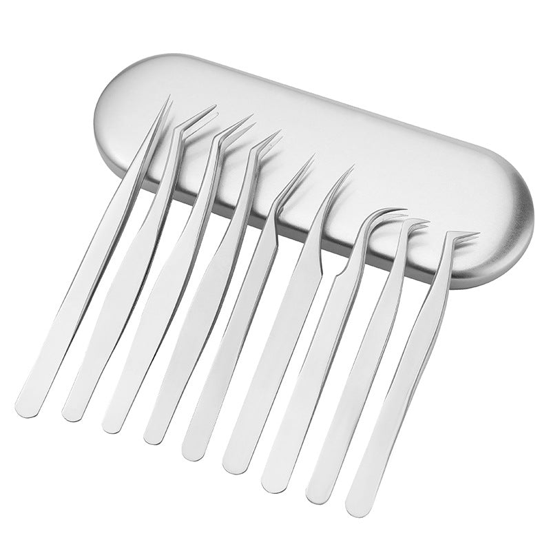 Eyelash Tweezers Can Be Shipped, Grafted Eyelash Tweezers, Beautiful Eyelash Tweezers, Flowering Gold Feather Clips, False Eyelash Curlers, Beauty Tools - image 5