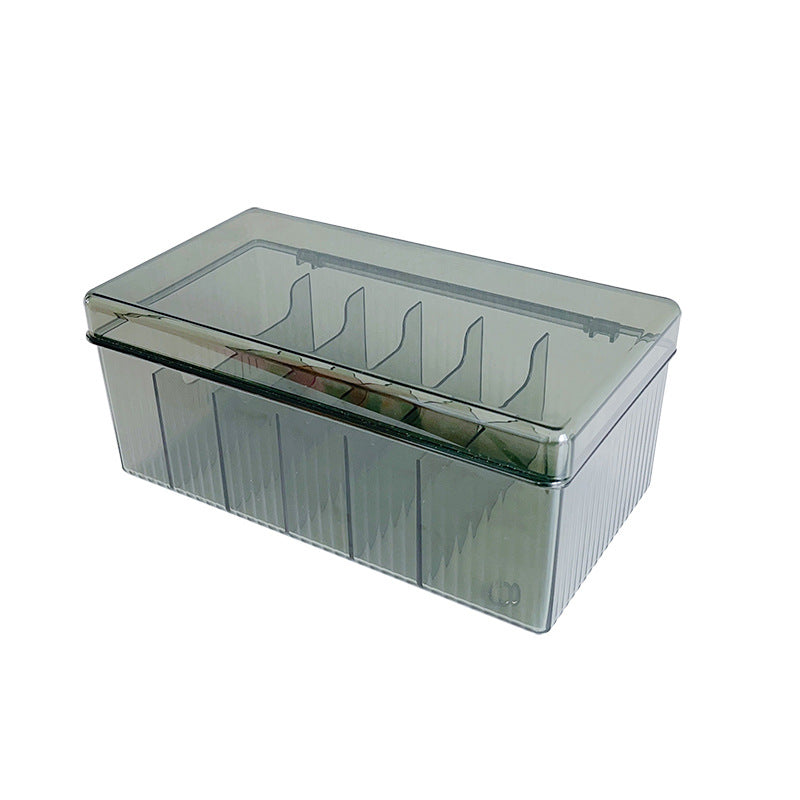 Transparent Eyelashes and Manicure Cosmetics Storage Box with Lid Design Dustproof Large Capacity Classy Generous Acrylic Jewelry - image 5