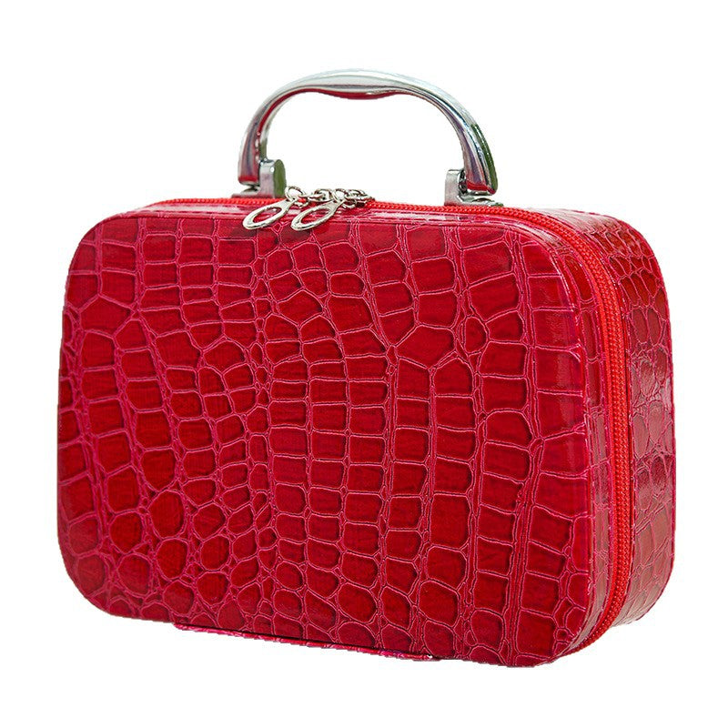 Cosmetic Case, Jewelry and Sewing Kit Bag, Multifunctional Storage, Factory Ready Stock, Mirror Storage Box, Square Zipper Dressing Table - image 5