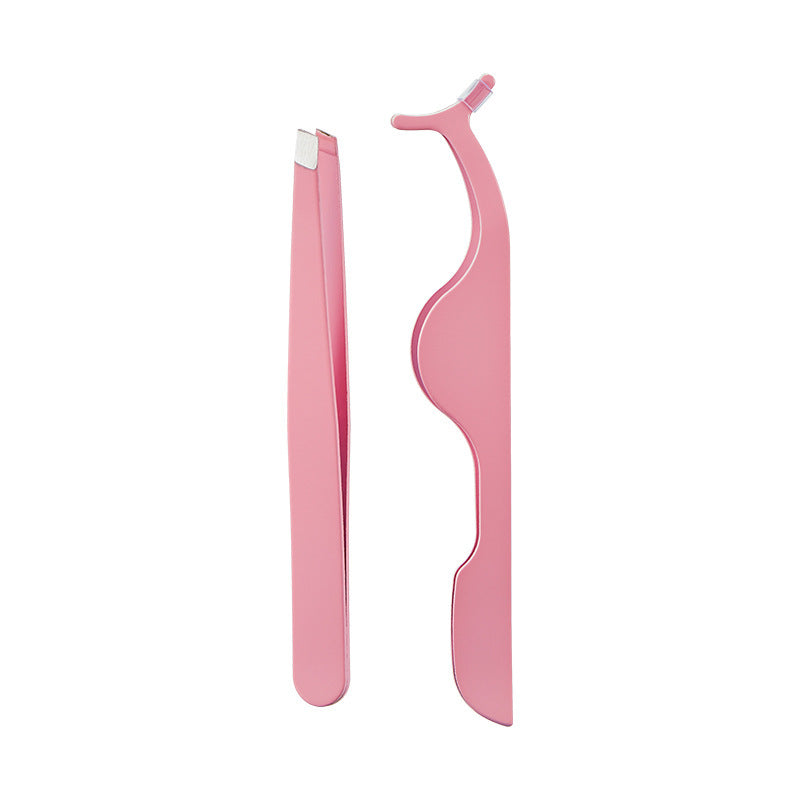 Bqi False Eyelash Tweezers Professional Grafting Tools Curved False Eyelash Curler Auxiliary Multi-Functional Eyelash Curler - image 5