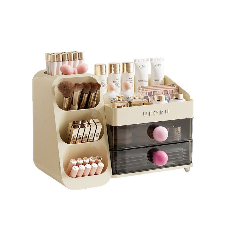 Cosmetic Storage Box for Home Use, High-End Large-Capacity Skincare Product Organizer with Multiple Compartments - image 5