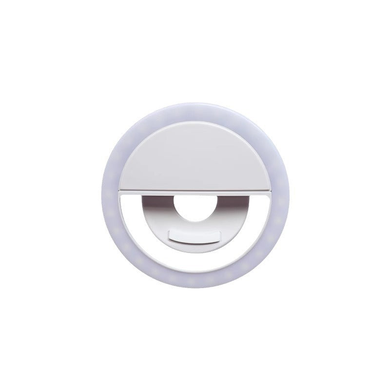 Mobile Phone Fill Light in Stock Portable Three-Color Temperature Selfie Light Beauty Light Ring Rechargeable Clip Light Wholesale - image 5