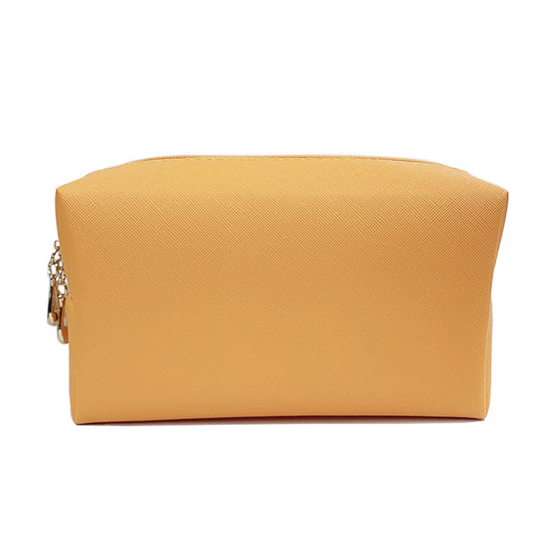 Cross-border New Dopamine Cosmetic Bag Hand-held Large Capacity High-grade Wash Bag Portable High-value Small Square Bag - image 5