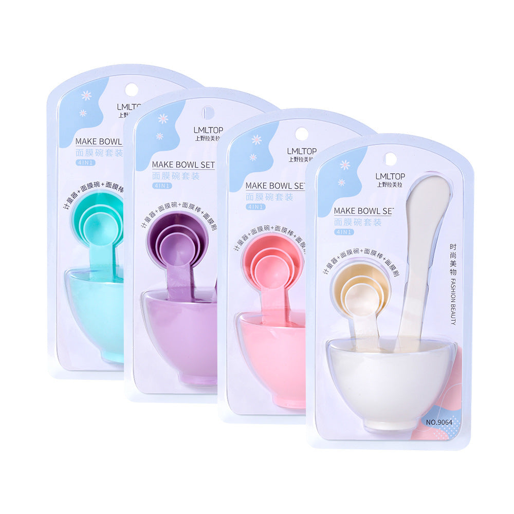 Lamela Mask Brush Large Silicone DIY Six-Piece Set Mask Bowl Mask Stick Plastic Mask Bowl Set for Mixing Masks - image 5