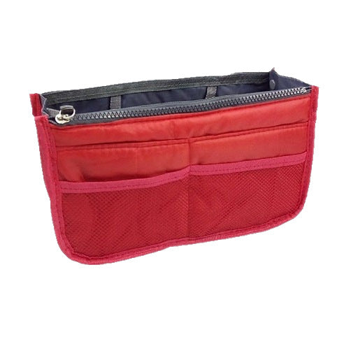 Cross-Border Lightweight Large-Capacity Cosmetic Bag with Double Zippers, Thickened Toiletry Bag, Multi-Functional Data Cable Storage Bag - image 5