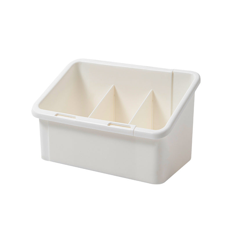 Retractable Mirror Cabinet Storage Box Multifunctional Eyebrow Pencil Cosmetics Storage Box Adjustable Desktop Compartment Organizer - image 5