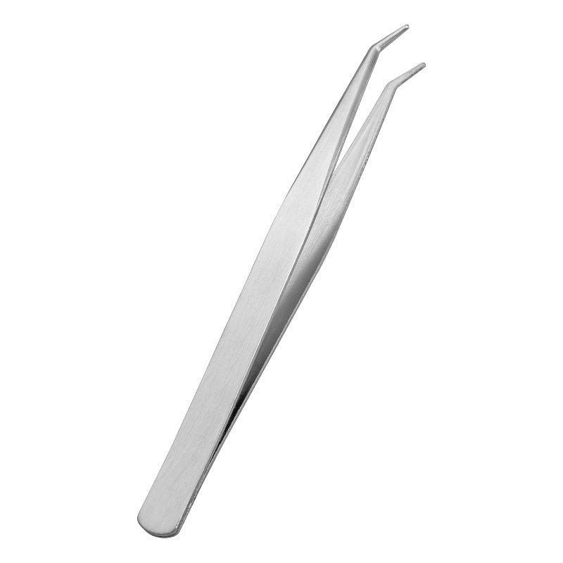 Factory Direct Supply False Eyelash Tweezers Auxiliary Short Mouth Eyebrow Clip Eyelash Assistant Beauty Tool Stainless Steel Tweezers - image 5