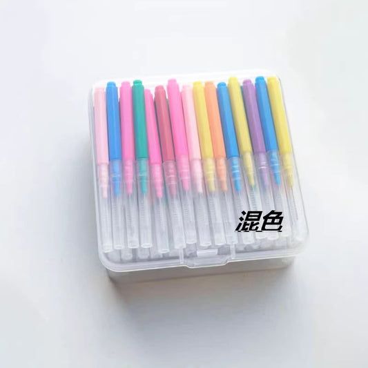 Cross-Border I-Type Beauty Brushes, 140 Pieces in a Box, Orthodontic Beauty Brushes, Interdental Oral Care, Interdental Brushing, Cleaning between Teeth - image 1