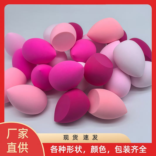 Beauty Sponge Set: Waterdrop-Shaped, Non-Powder-Absorbing Makeup Sponge, Cushion Puff, Makeup Sponge, Sponge Set, Setting Powder, Liquid Foundation - image 1