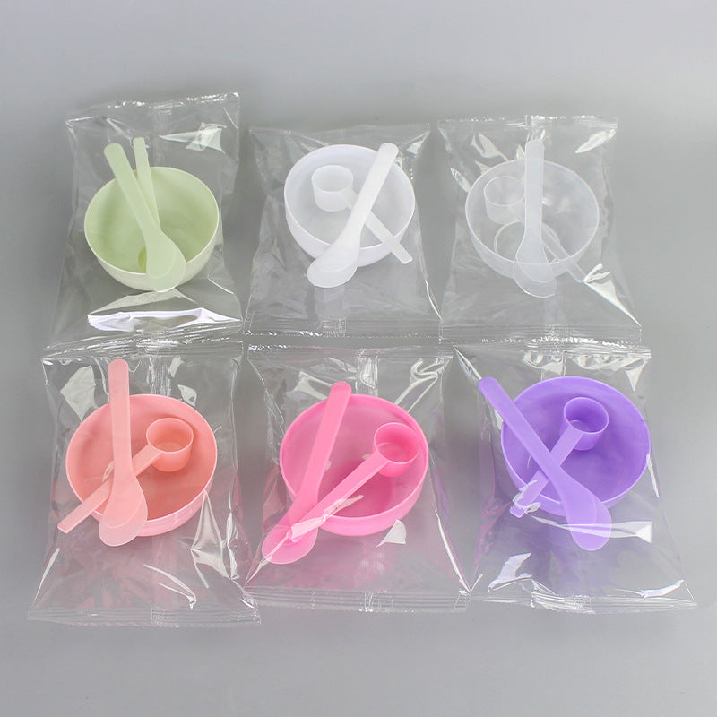 3-Piece Set of Facial Mask Bowls, Individually Packaged Beauty Tools, Beauty Mask Bowl, Mask Mixing Stick, Plastic Measuring Spoon, Spa Tools - image 3