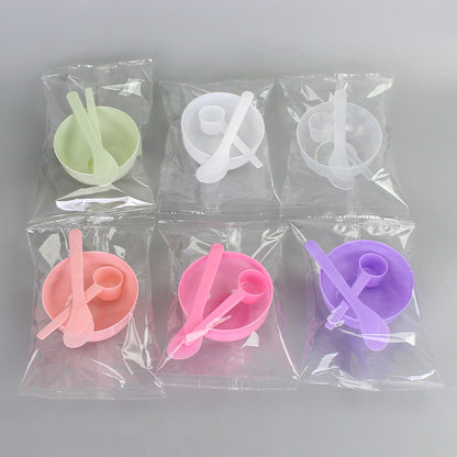 3-Piece Set of Facial Mask Bowls, Individually Packaged Beauty Tools, Beauty Mask Bowl, Mask Mixing Stick, Plastic Measuring Spoon, Spa Tools - image 3