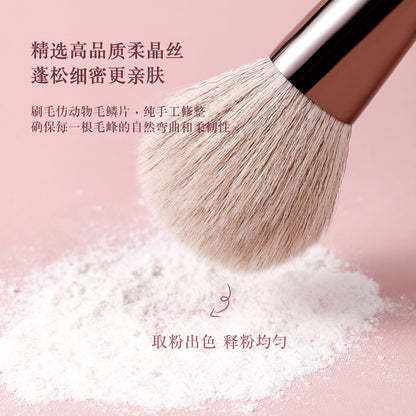 10-Piece Makeup Brush Set, Cross-Border Mini Portable High-Value Full Set of Soft-Bristle Powder Brush, Foundation Brush, Blending Brush - image 3