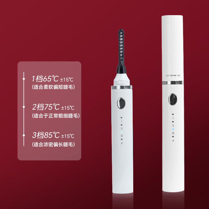 Cross-Border Three-In-One Electric Eyelash Curler Type C Rechargeable Eyelash Curler with Comb Teeth for Long-Lasting Styling - image 3