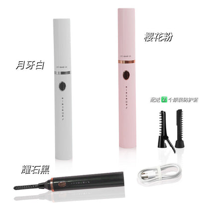 Cross-Border Three-In-One Electric Eyelash Curler Type C Rechargeable Eyelash Curler with Comb Teeth for Long-Lasting Styling - image 5