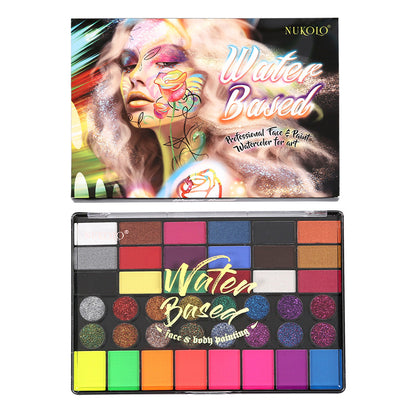 Cross-Border Supply of 42-Color Water-Soluble Body Painting Set, Children's Face Paint, Halloween and Christmas Makeup - image 5