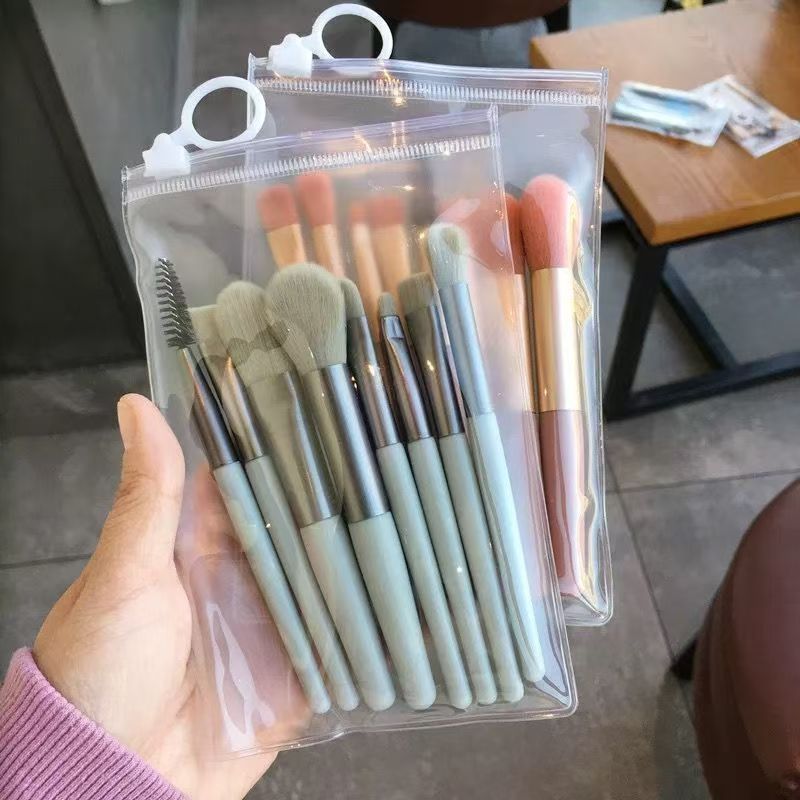 Macaron Makeup Brush Set, Complete Set of High-Quality Portable Makeup Brushes for Contouring and Concealing, Macaron Makeup Brush Set - image 4