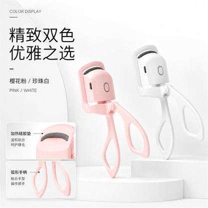 Electric Eyelash Curler, Electric Curling Device for Long-Lasting Styling, Rechargeable Heated Electric Eyebrow Curler Tool - image 2