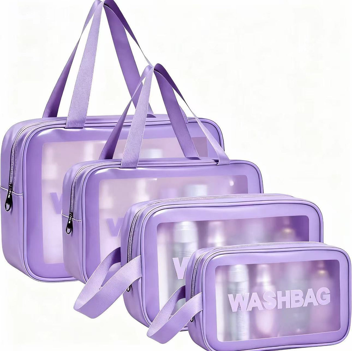 [0.01 Yuan Newcomer Benefit] Frosted Cosmetic Storage Bag, Toiletry Bag, Makeup Bag, Skincare Storage Pouch - image 4
