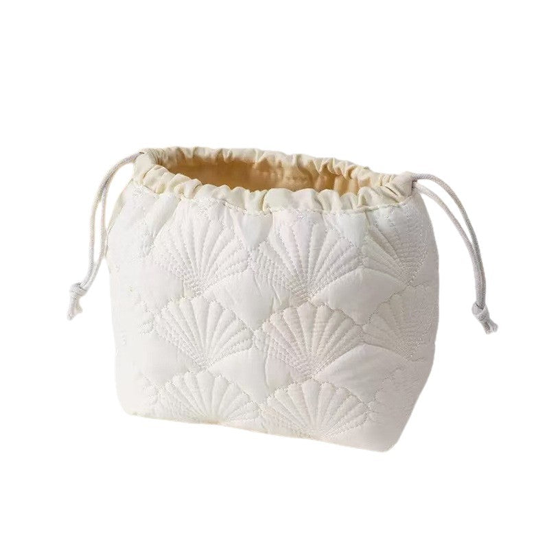 Cross-Border Hot-Selling Cosmetic Bag, Large-Capacity Polyester Drawstring Bag, Portable Drawstring Bag, Ins Travel Cosmetics Storage Bag - image 5