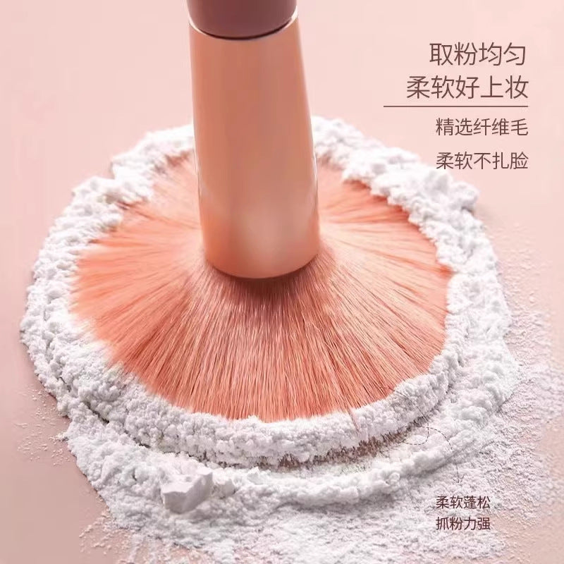 Mini 8-Piece Macaron Soft-Bristled Makeup Brush Set, Portable Beginner's Blush and Eyeshadow Brush Set - image 4