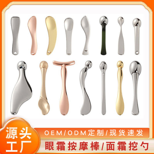 New Metal Eye Cream Massage Stick, Custom-Made Facial Mask, Eye Beauty Massage Stick, Facial Beauty Tool for the Face - image 1