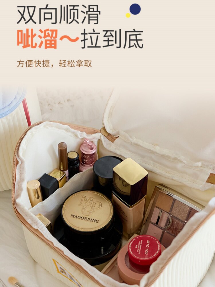 Cute Little House-Shaped Makeup Bag for Women, Large Capacity, Three-Dimensional Gift Bag, Portable Gift Bag, Toiletries Partitioned Storage Bag - image 5
