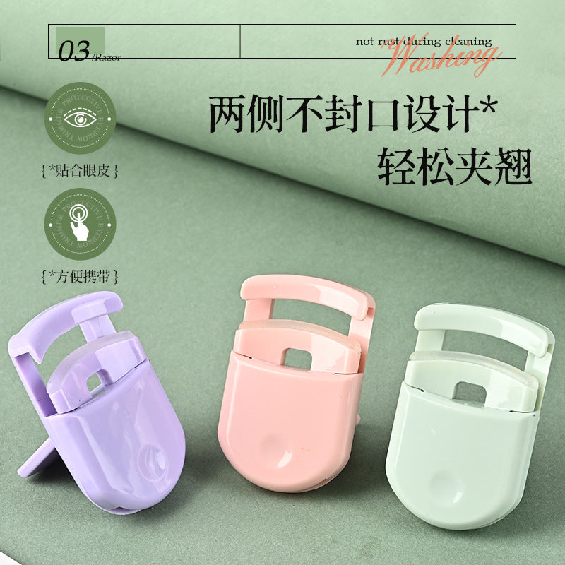 Long-Lasting Beauty Tools Mini Japanese-Style Mini Curling Eyelash Curler Tool Wide-Angle Eyelash Curler Set - image 4
