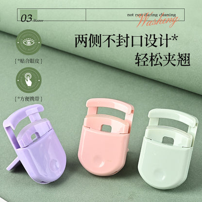 Long-Lasting Beauty Tools Mini Japanese-Style Mini Curling Eyelash Curler Tool Wide-Angle Eyelash Curler Set - image 4