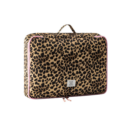 Cross-Border Leopard Print Travel Storage Bag Set, Large Capacity Packing Bag, Waterproof Suitcase Organizer Bag, Makeup and Toiletry Bag - image 5