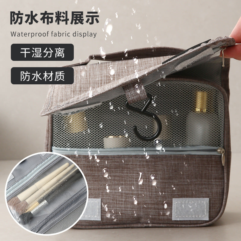 Waterproof Hook Hanging Toiletry Bag for Men and Women, Makeup Bag, Outdoor Supplies, Waterproof Toiletry Bag for Travel - image 3