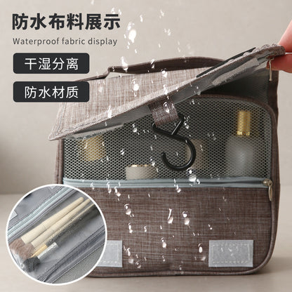 Waterproof Hook Hanging Toiletry Bag for Men and Women, Makeup Bag, Outdoor Supplies, Waterproof Toiletry Bag for Travel - image 3