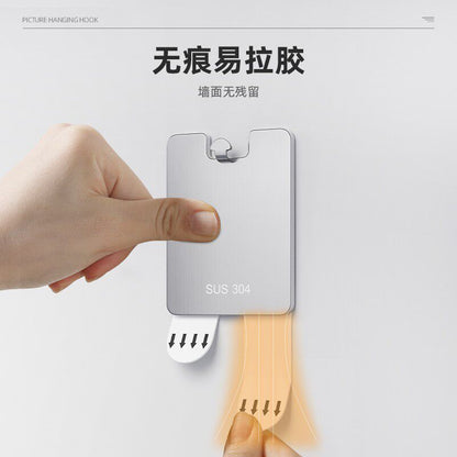 Cross-border strong adhesive, traceless, nail-free magic hook for wall decoration, room storage, adhesive hook for picture frames and photos, no drilling required - image 4