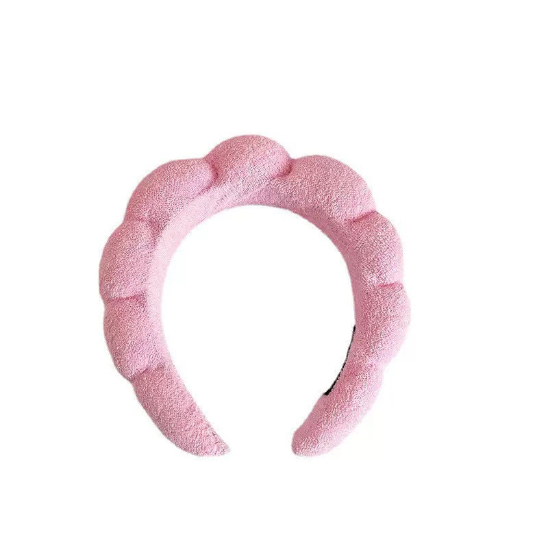 Cloud-Shaped Hairband, Braided Hairband for Women, Suitable for Washing Face and Makeup, High Crown Anti-Slip Hairband, Dual-Use, in Stock, Anti-Slip Makeup Hairband - image 5