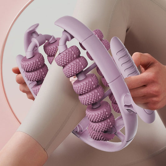 Cross-Border Yoga Wheel for Home Use, Deep Muscle Relaxation for Calves, Circular Leg Roller Massager, Slimming Leg Device, Beauty Leg Tool - image 1