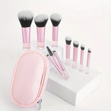 10-piece long-handle makeup brush set, complete with powder brush, contour brush, eyeshadow brush, makeup brush, charming girl brushes, cross-border - image 2