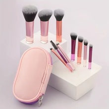 10-piece long-handle makeup brush set, complete with powder brush, contour brush, eyeshadow brush, makeup brush, charming girl brushes, cross-border - image 3