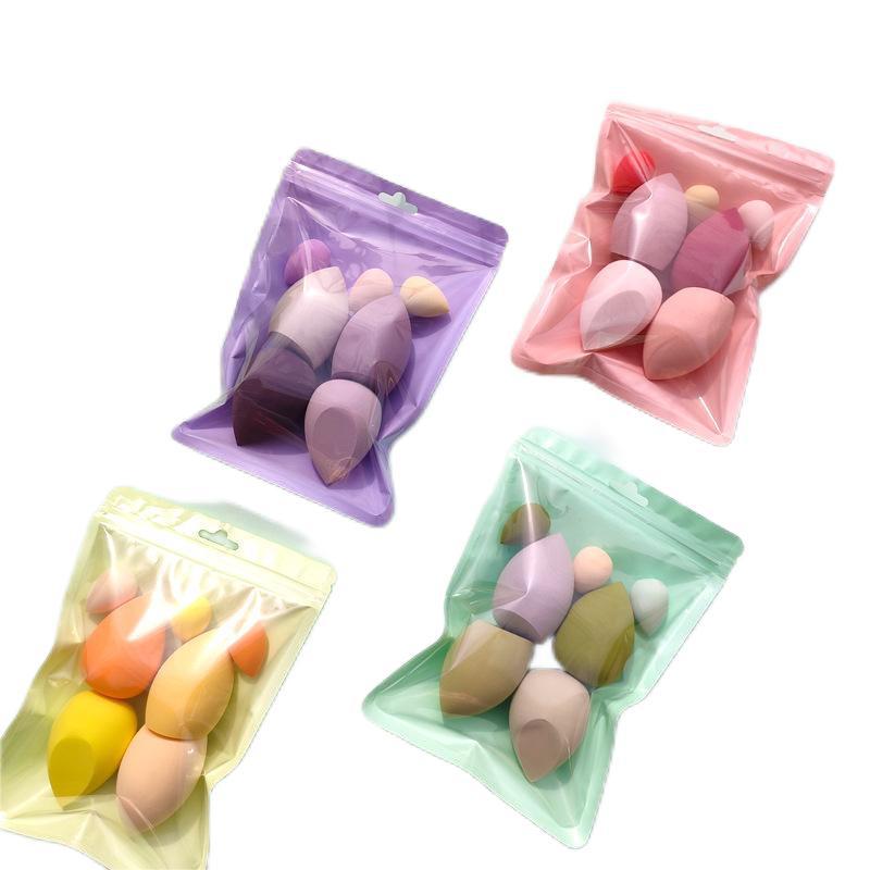 Bagged Beauty Sponge Set, Solid Color Powder Puff Set 14 pieces, 12 pieces, 9 pieces, 4+3, 11 pieces, 20 piece set - image 3